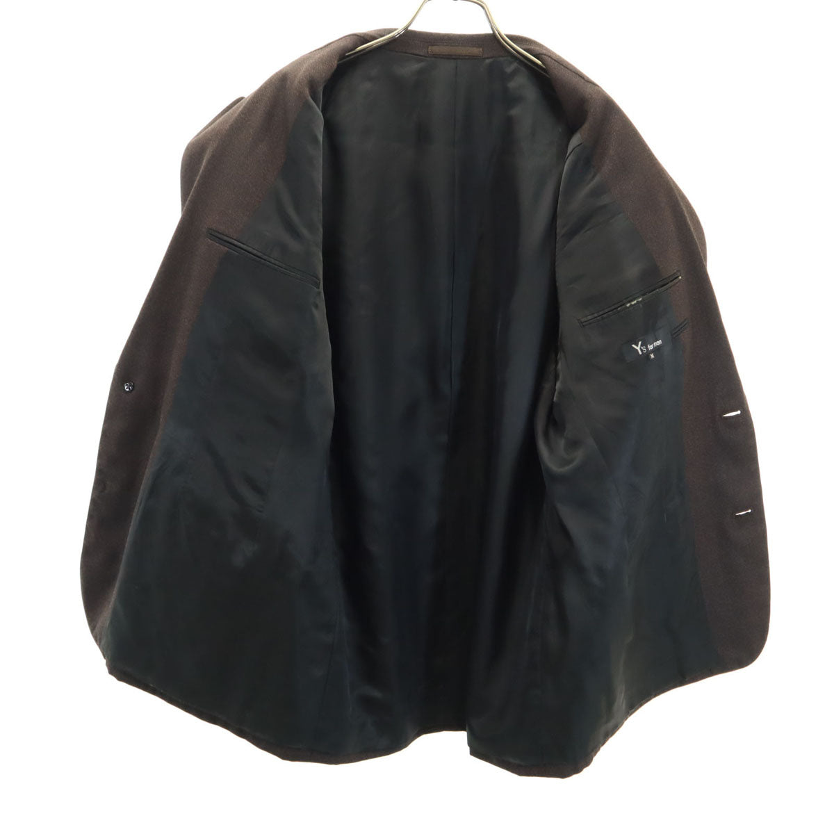 Y’s for men ワイズフォーメン スーツ 上下 セットアップ M ブラウン系 ヨウジヤマモト メンズ