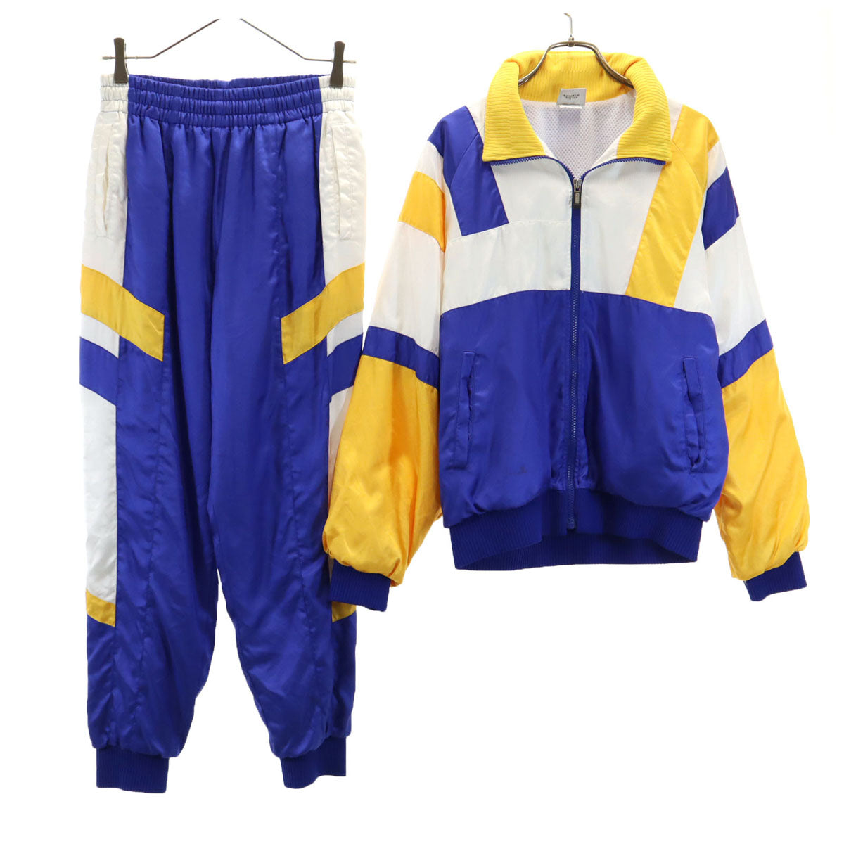 PUMA プーマ 90s 日本製 オールド ヒットユニオン トラックジャケット 上下 セットアップ M 青紫系 裏メッシュ メンズ