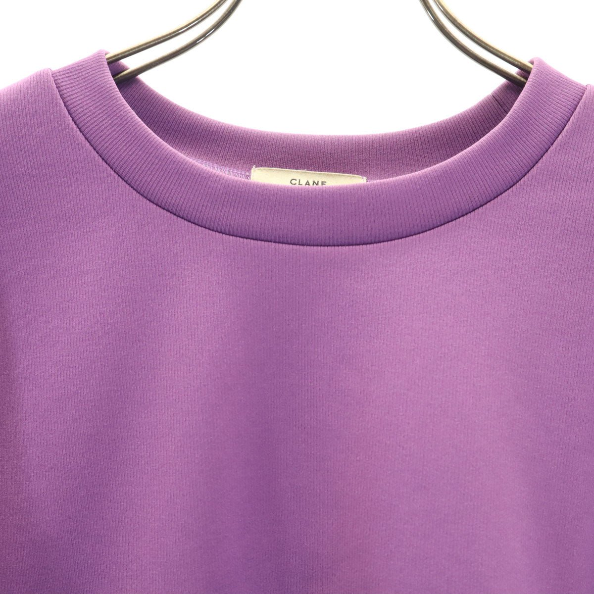 CLANE クラネ 日本製 長袖 トレーナー 上下 セットアップ 1 パープル レディース