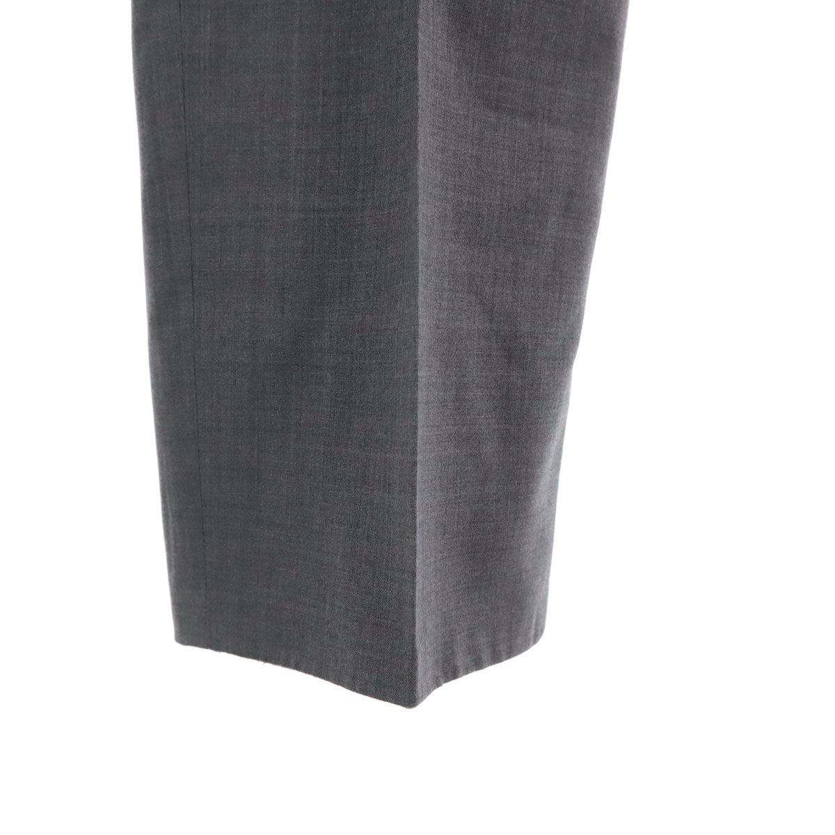 PRADA プラダ イタリア製 ウール スーツ 上下 セットアップ 48R グレー ボタンフライ メンズ