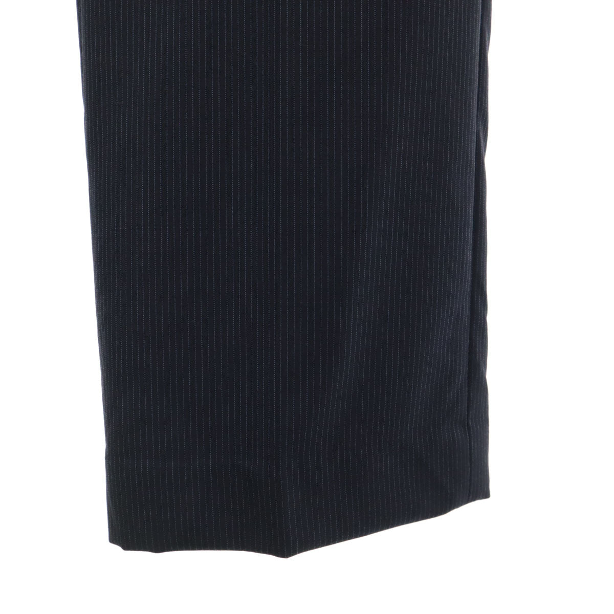 BURBERRY BLACK LABEL バーバリーブラックレーベル 日本製 ウール ストライプ柄 スーツ 上下 セットアップ 38L ネイビー 三陽商会 メンズ