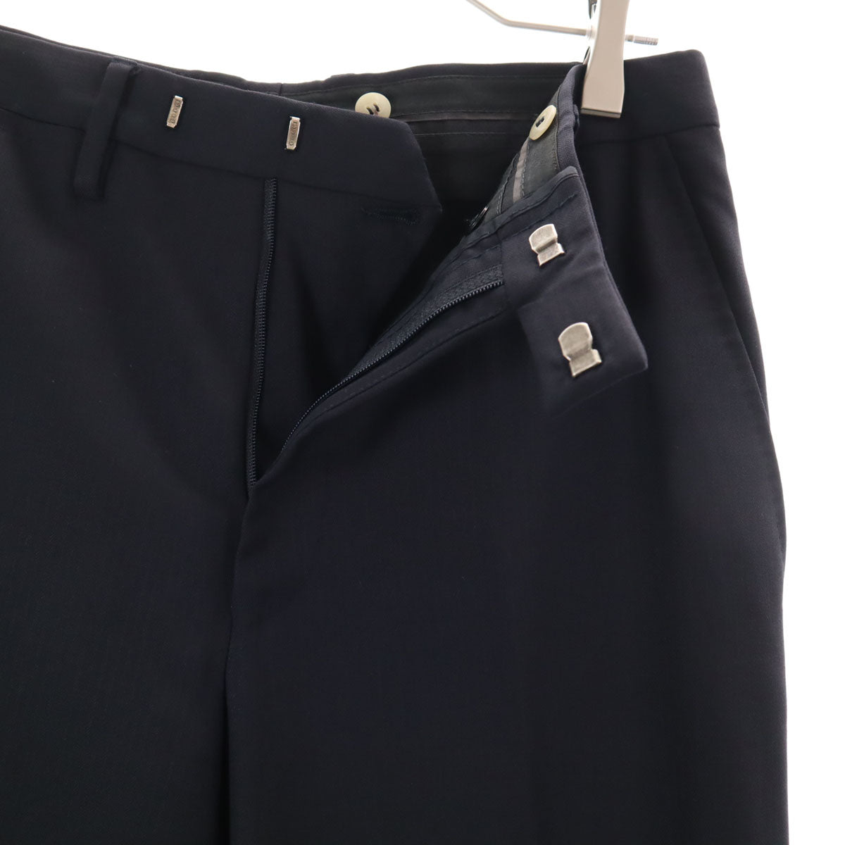 GUCCI グッチ ウールブレンド スーツ 上下 セットアップ 46/不明 ネイビー メンズ