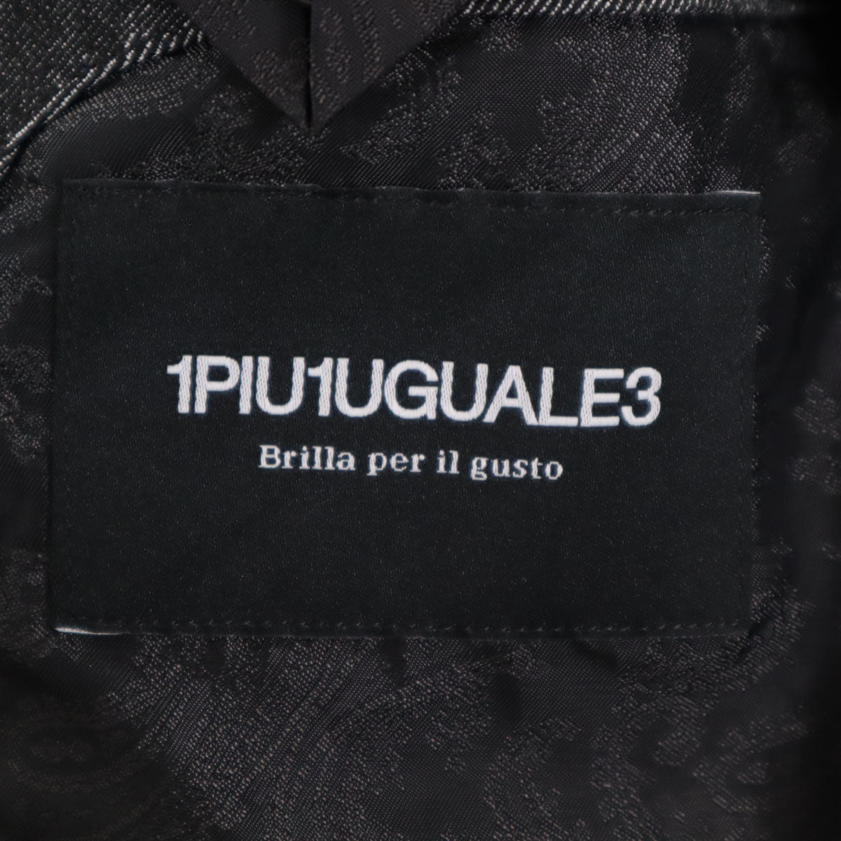 1PIU1UGUALE3 ウノピゥウノウグァーレトレ 日本製 スーツ 上下 セットアップ 3/4 グレー メンズ