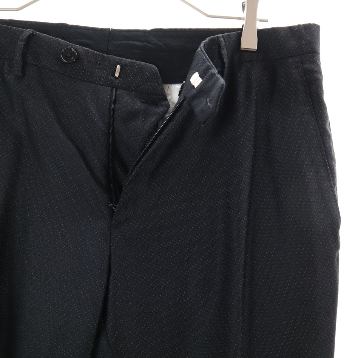 ETRO エトロ イタリア製 シルクブレンド スーツ 上下 セットアップ 52 黒系 メンズ