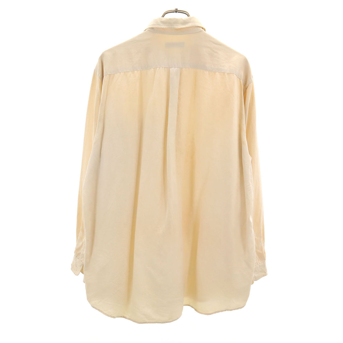 Christian Dior MONSIEUR クリスチャンディオール ムッシュ 90s シルク オールド 長袖 シャツ L クリーム メンズ