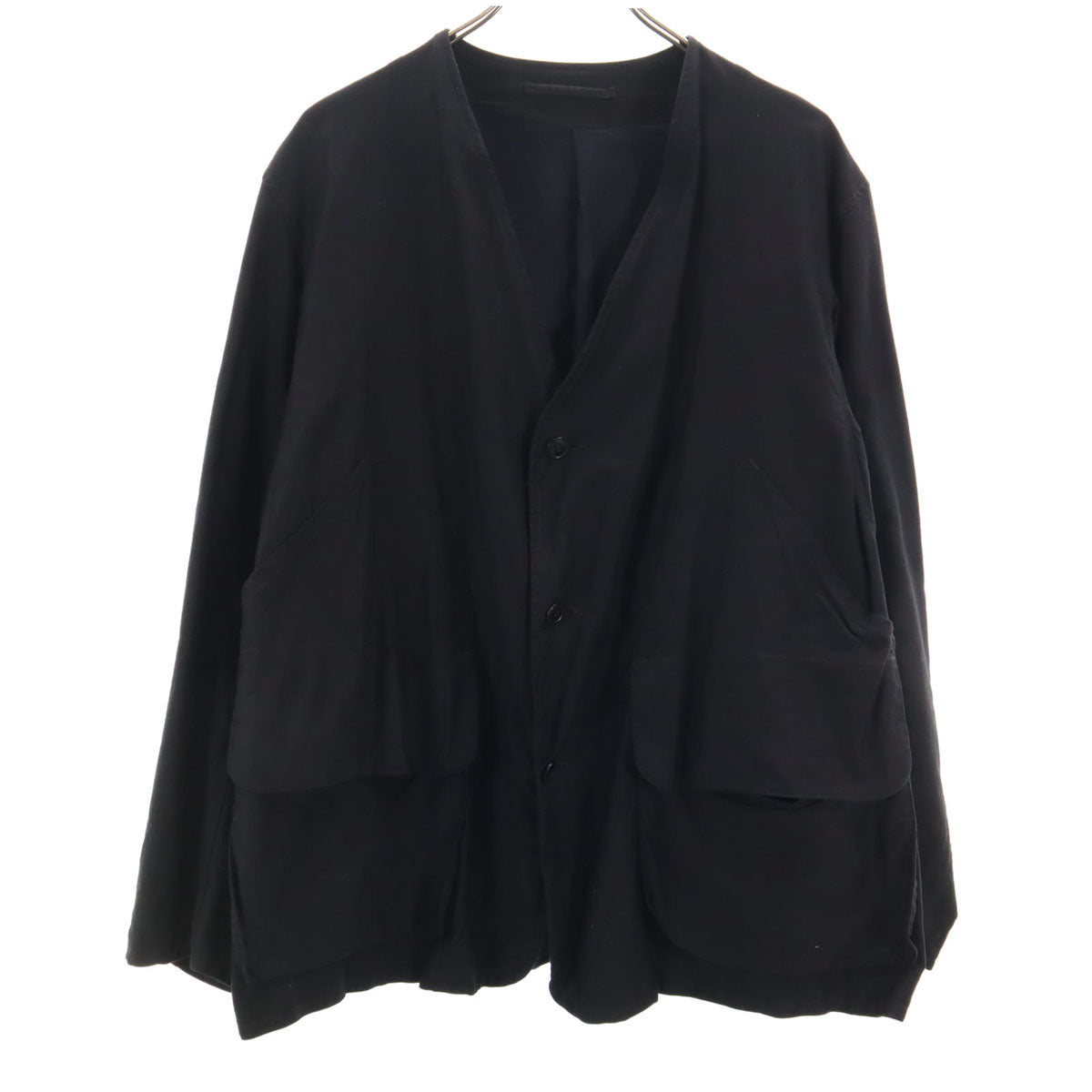 COMOLI コモリ 日本製 ハンティングジャケット 2 ブラック メンズ