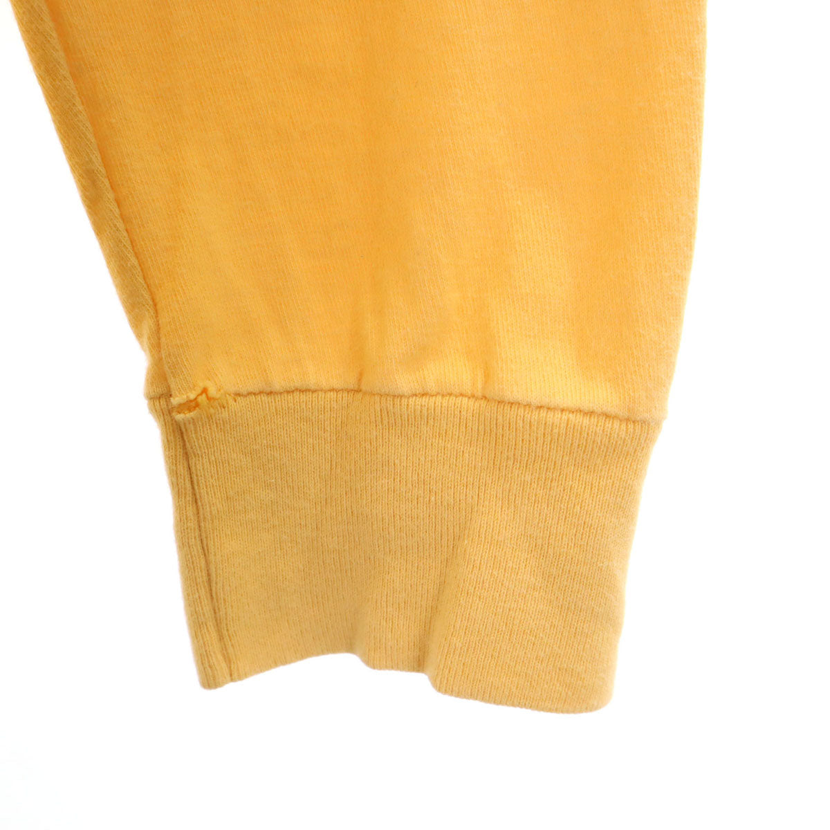 STUSSY ステューシー バックロゴ 長袖 Tシャツ S イエロー系 ロンT メンズ