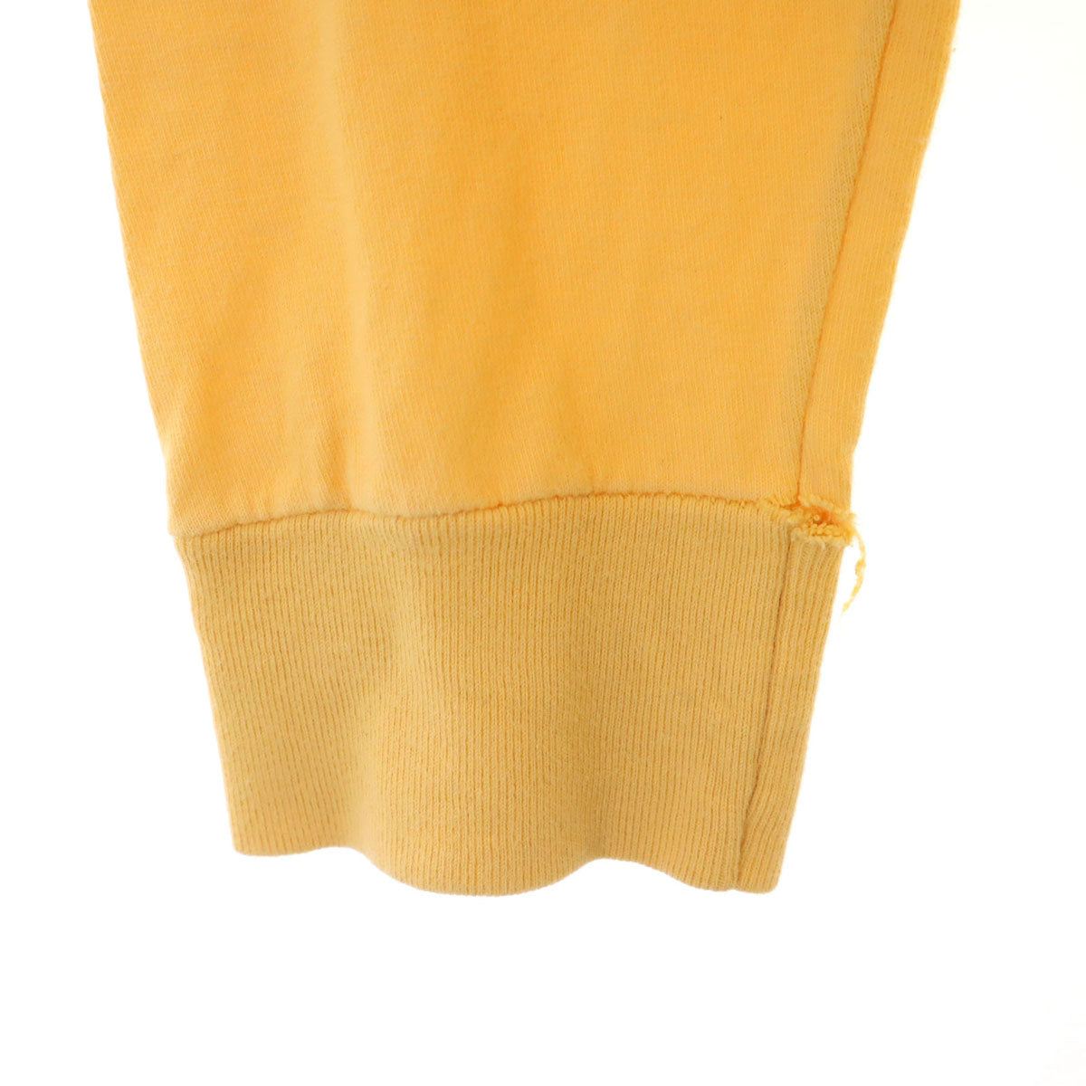 STUSSY ステューシー バックロゴ 長袖 Tシャツ S イエロー系 ロンT メンズ