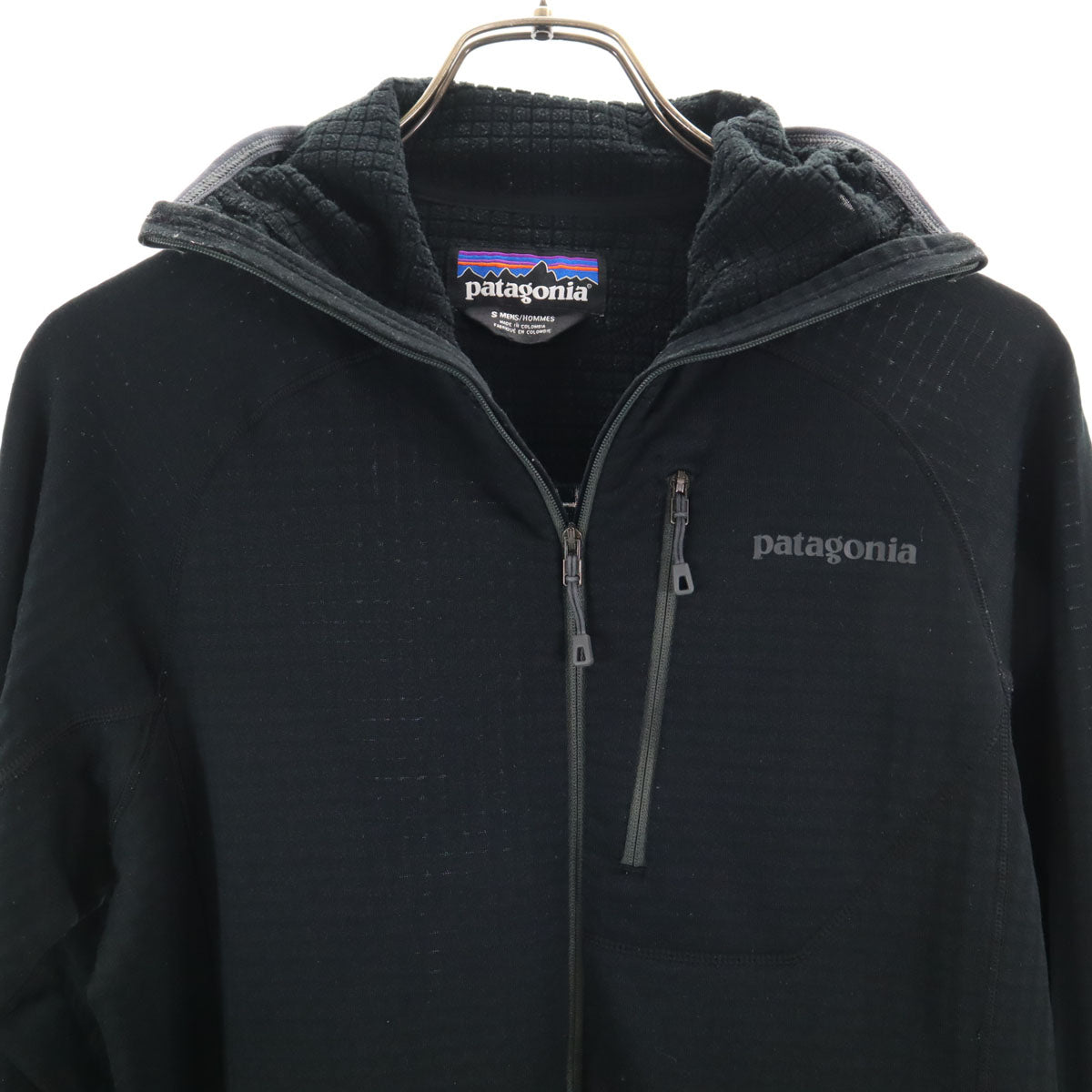 patagonia パタゴニア 長袖 レギュレーターR1 パーカー S ブラック アウトドア 40074FA15 プルオーバー メンズ