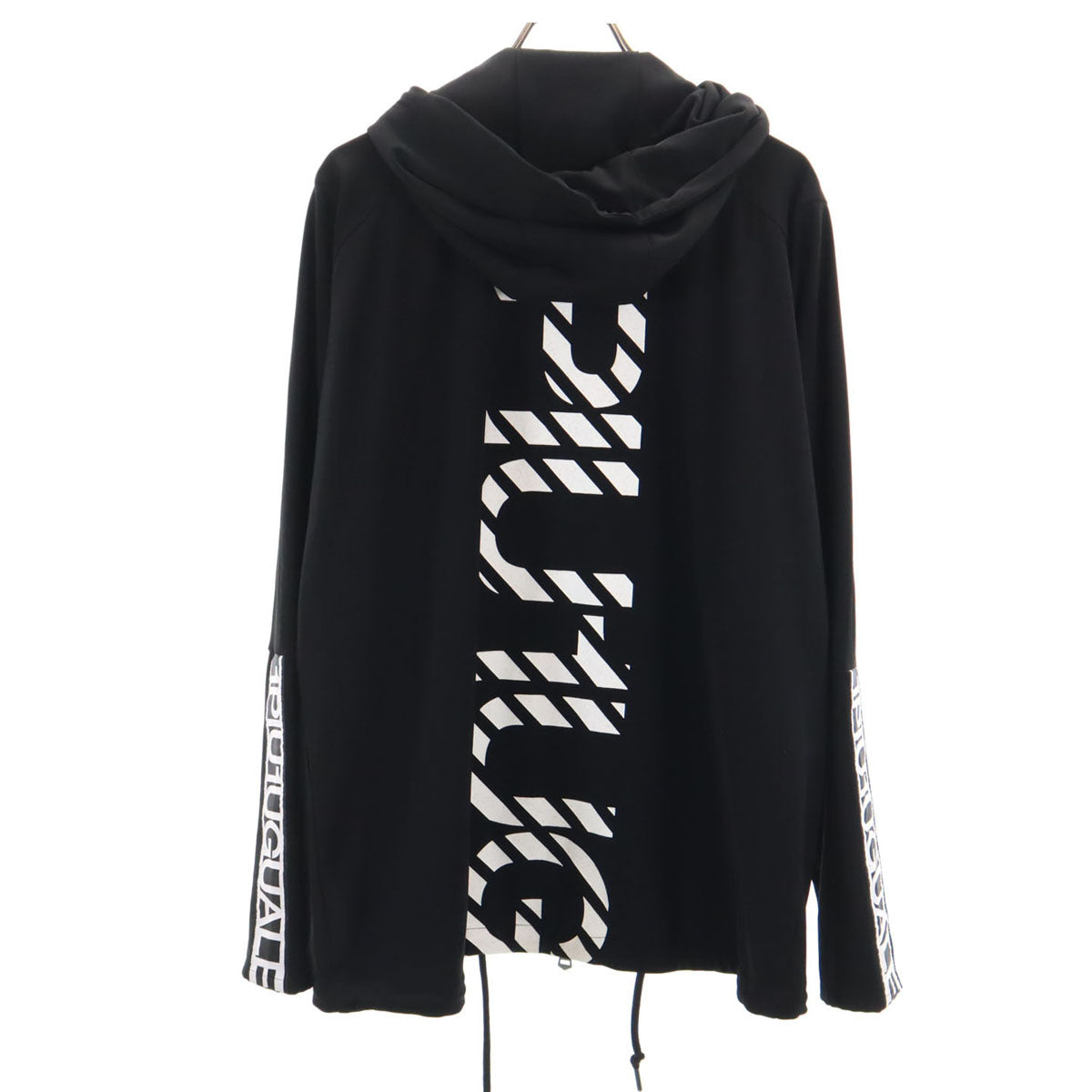 1piu1uguale3 RELAX ウノピゥウノウグァーレトレ リラックス 長袖 ジップパーカー XL ブラック メンズ