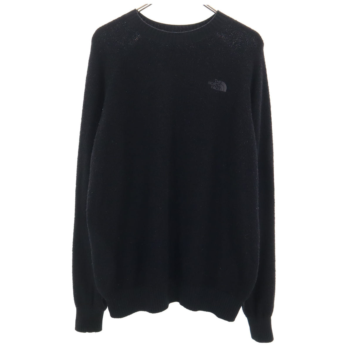 THE NORTH FACE ノースフェイス 長袖 コンフォーティブウール トレーナー M ブラック アウトドア NT62296 メンズ