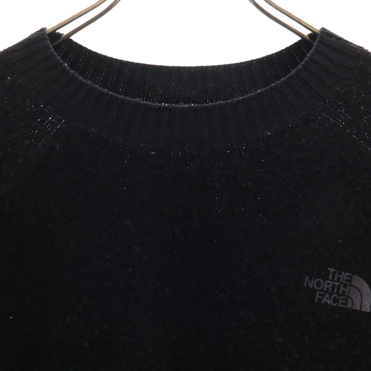 THE NORTH FACE ノースフェイス 長袖 コンフォーティブウール トレーナー M ブラック アウトドア NT62296 メンズ