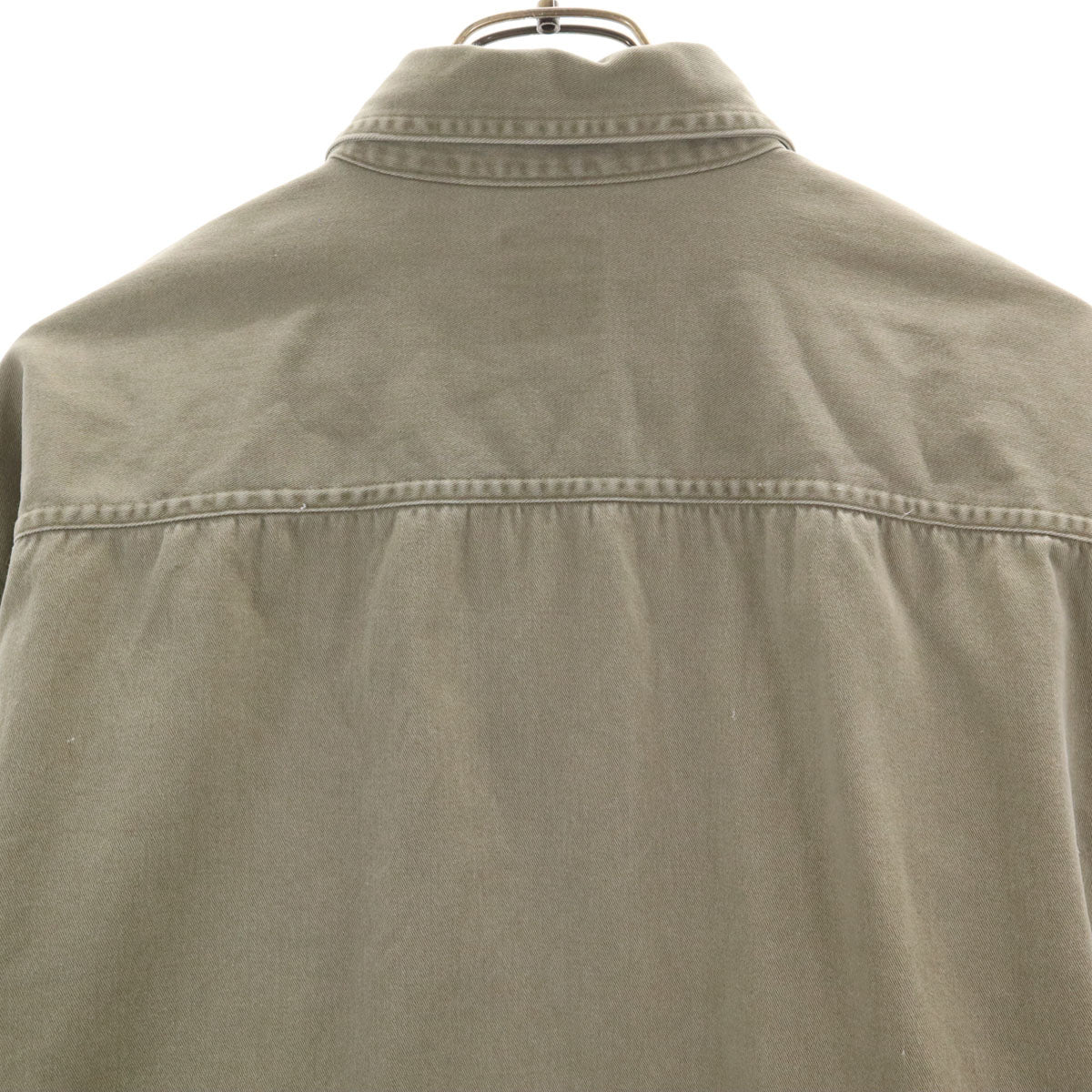 GAP ギャップ 90s オールド 長袖 コットンシャツ L オリーブ メンズ