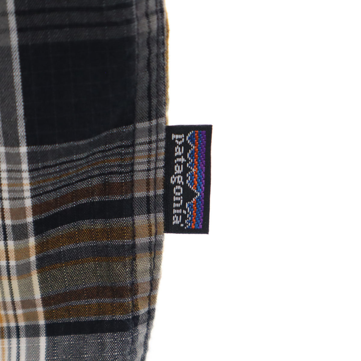 patagonia パタゴニア チェック柄 長袖 ウエスタンヨーク シャツ S 黒系 52250 アウトドア メンズ