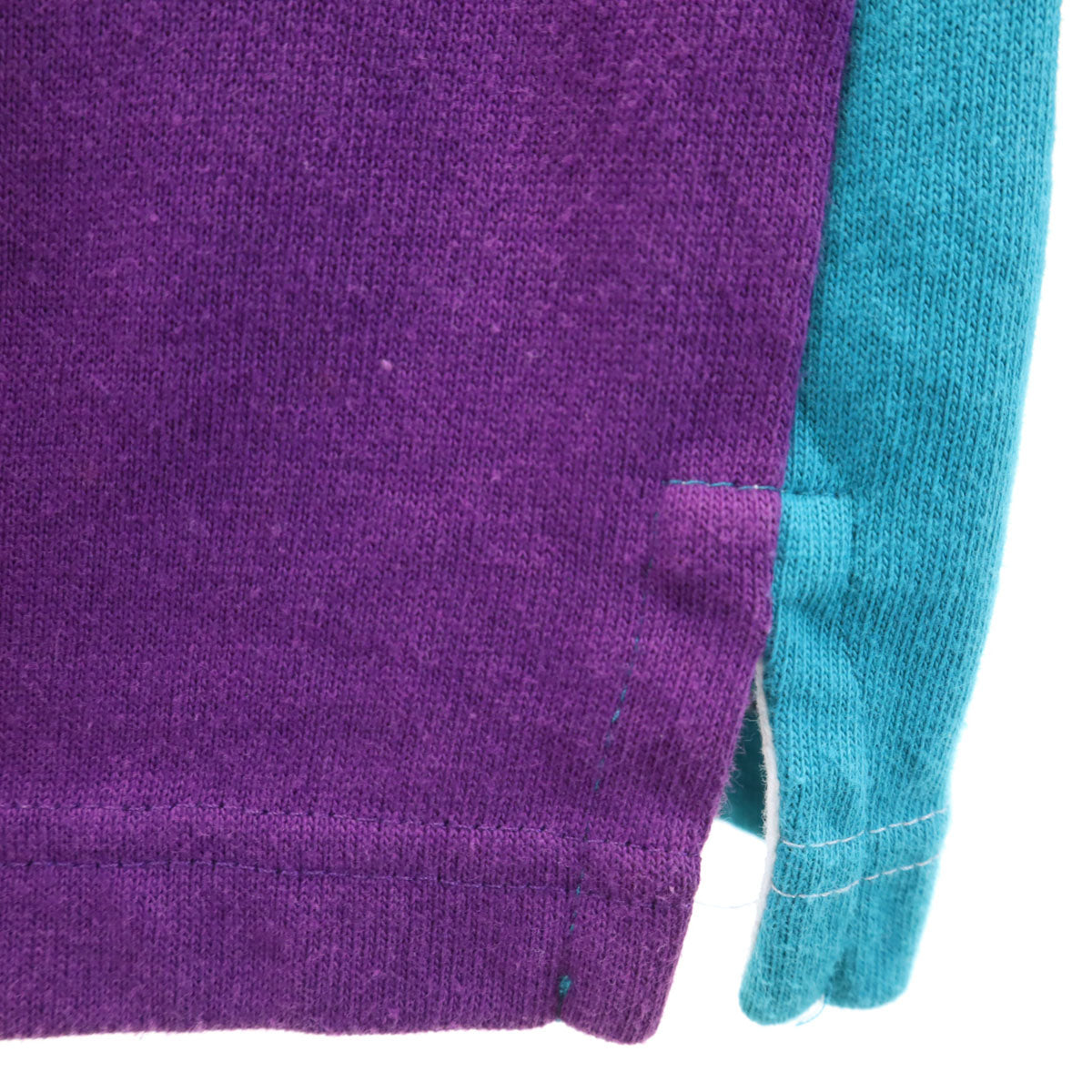 APPARATUS 90s オールド クレイジーパターン 長袖 パッチワーク ラガーシャツ XL メンズ