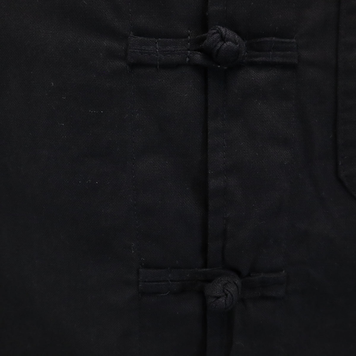 SHANGHAI 上海 長袖 カンフー シャツ 52 ブラック メンズ