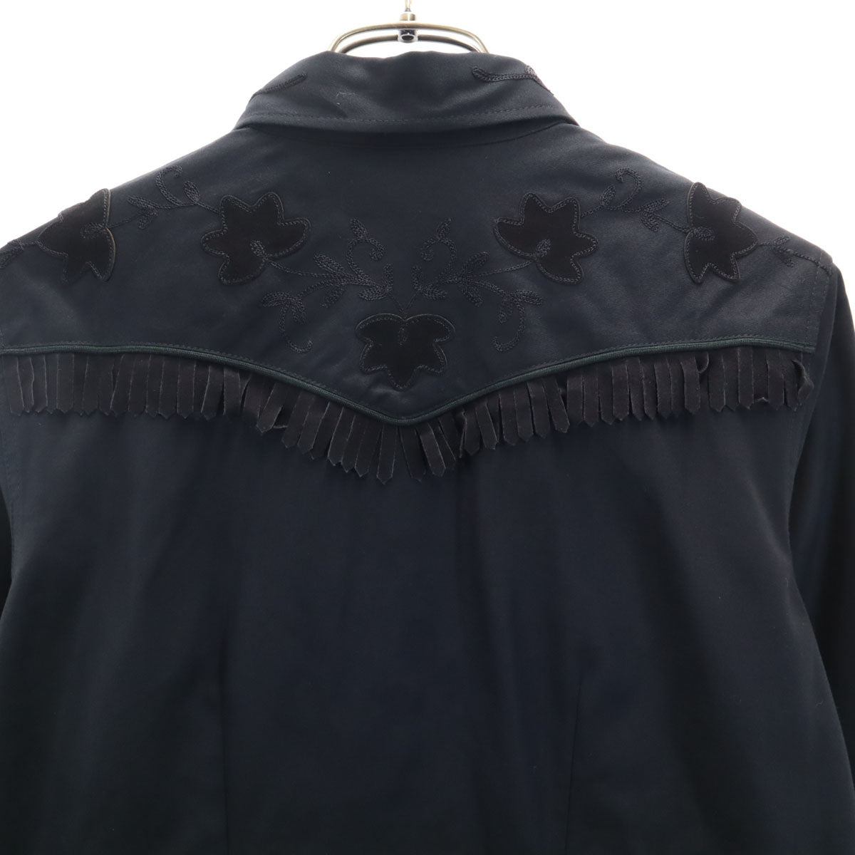 未使用 ダブルアールエル RRL 長袖 ウエスタンシャツ 1 ブラック Ralph Lauren ラルフローレン レディース