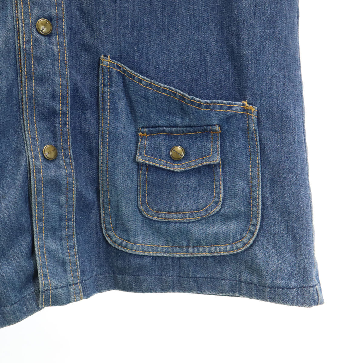 Sears シアーズ 70s ヴィンテージ デニム カバーオール L ウォッシュブルー ジージャン メンズ