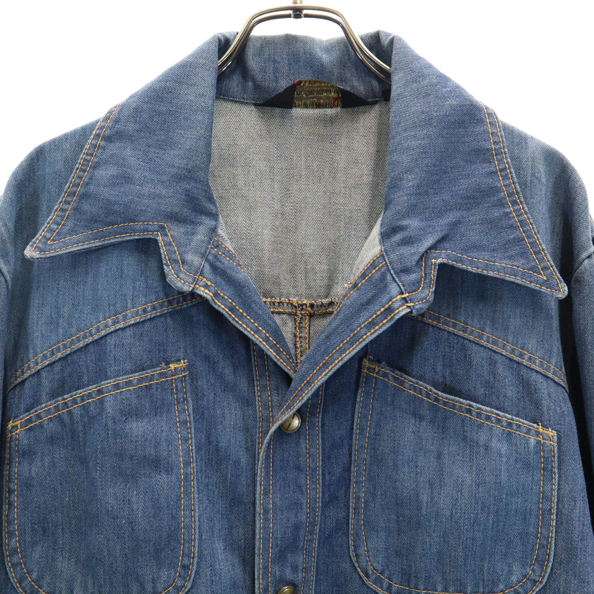 Sears シアーズ 70s ヴィンテージ デニム カバーオール L ウォッシュブルー ジージャン メンズ