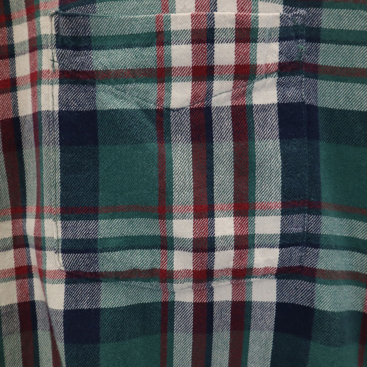 L.L.Bean エルエルビーン 80s ヴィンテージ チェック柄 長袖 ボタンダウンシャツ L グリーン アウトドア メンズ