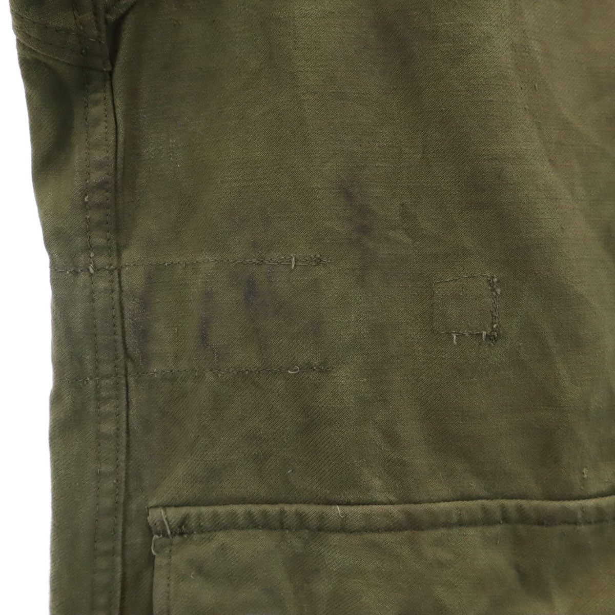 FRENCH ARMY フランス軍 60s 後期 コットンツイル ヴィンテージ M-47 フィールドジャケット 26 カーキ ミリタリー メンズ