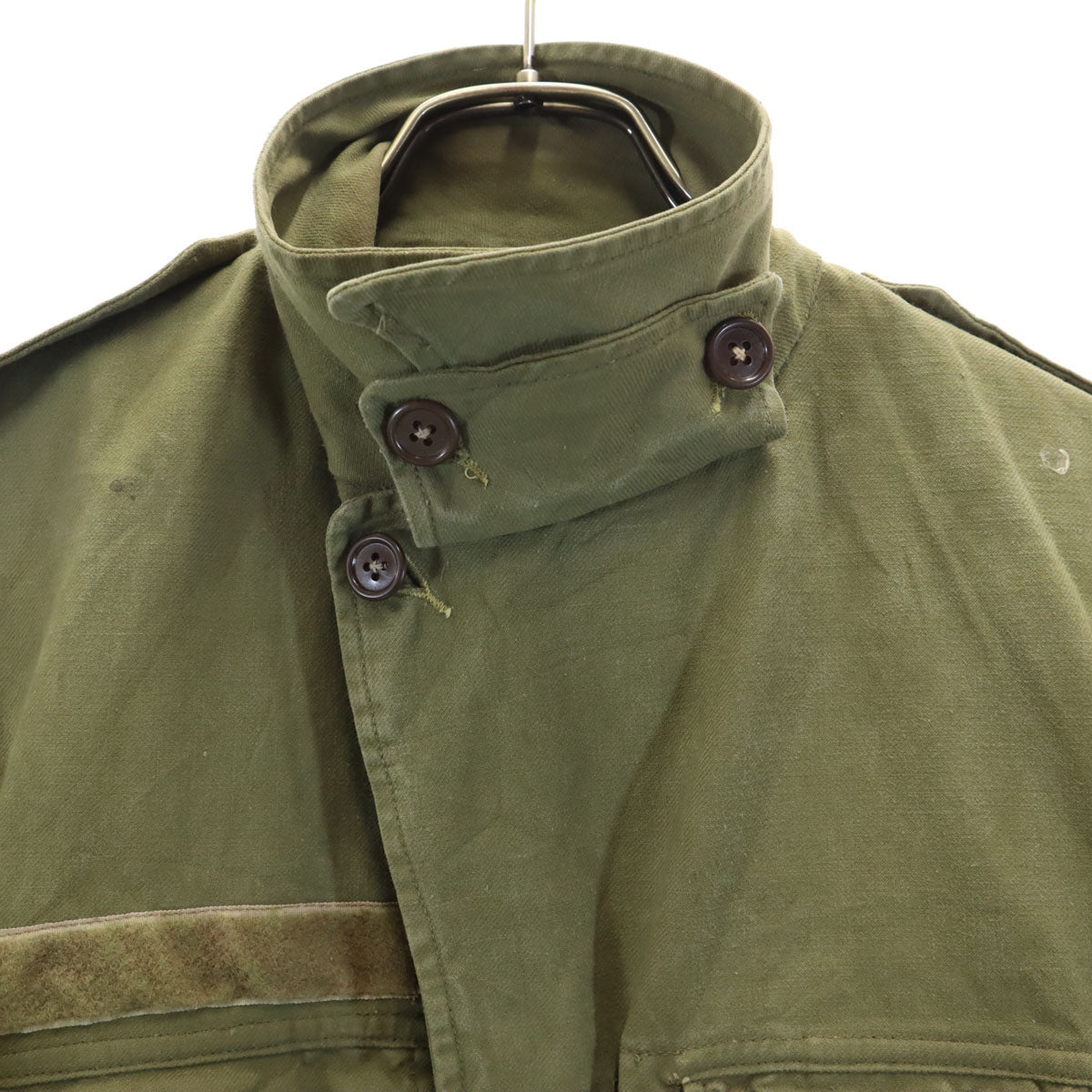 FRENCH ARMY フランス軍 60s 後期 コットンツイル ヴィンテージ M-47 フィールドジャケット 26 カーキ ミリタリー メンズ