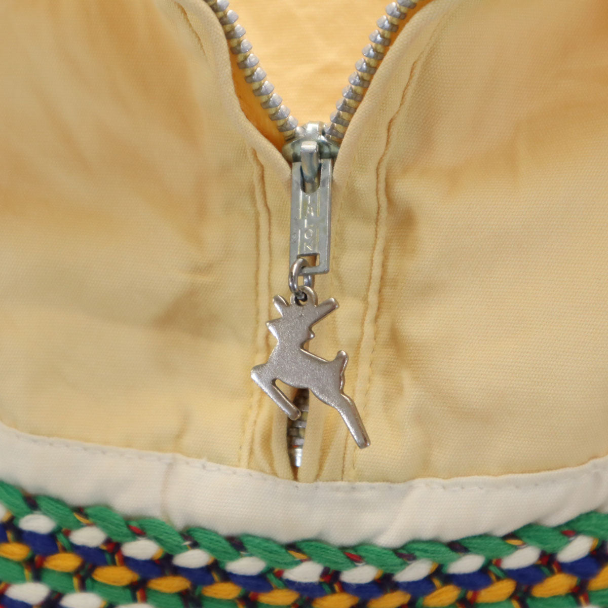 White Stag 70s ヴィンテージ 長袖 ハーフジップ パーカー クリーム プルオーバー レディース