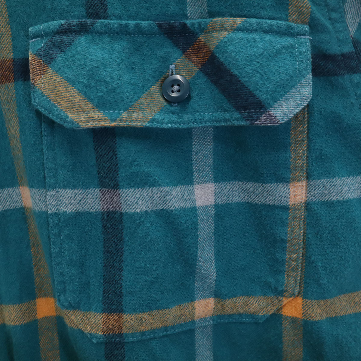 patagonia パタゴニア チェック柄 長袖 コットンシャツ L グリーン系 アウトドア STY42400FA21 メンズ