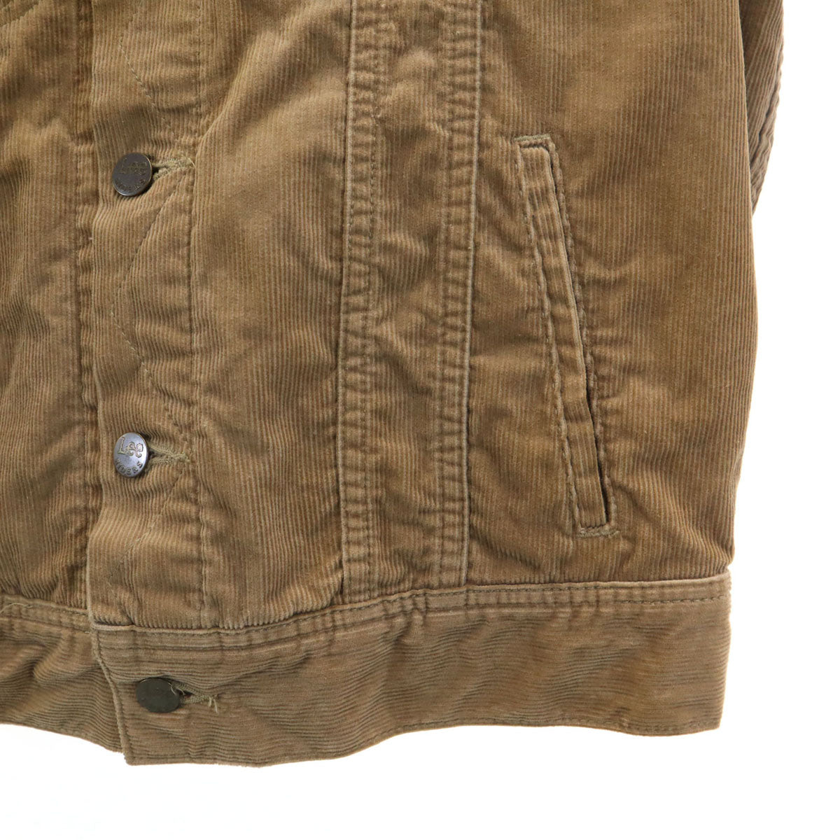 Lee リー コーデュロイジャケット L ベージュ メンズ