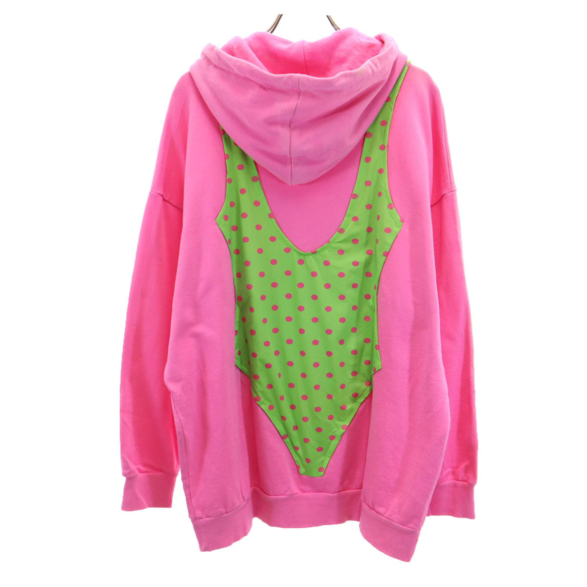 MOSCHINO モスキーノ イタリア製 長袖 スウェットパーカー 40 ピンク レディース