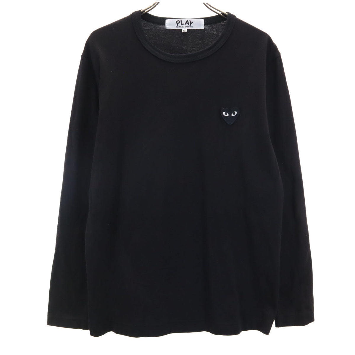 PLAY COMME des GARCONS プレイコムデギャルソン 長袖 Tシャツ M 黒 ロンT メンズ