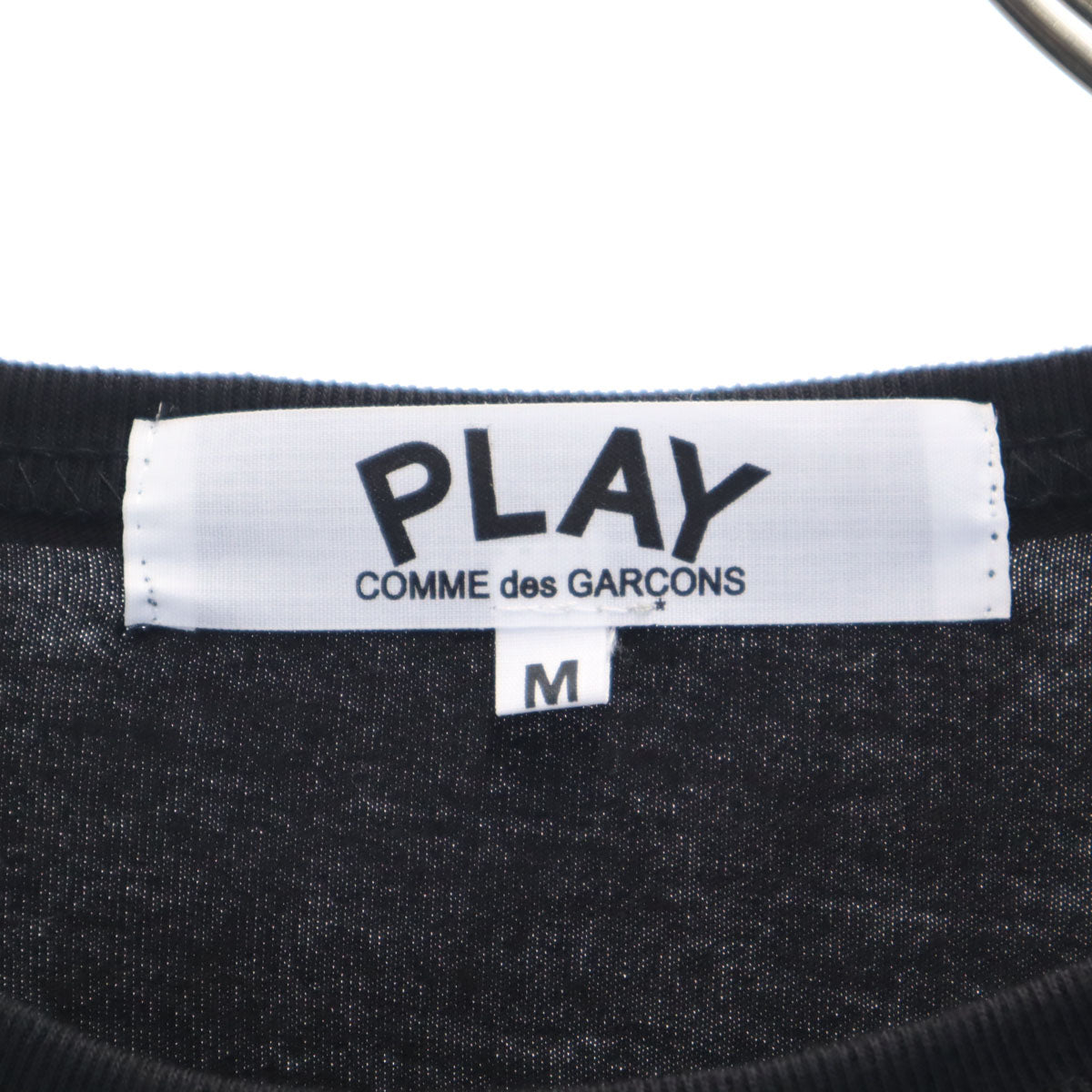 PLAY COMME des GARCONS プレイコムデギャルソン 長袖 Tシャツ M 黒