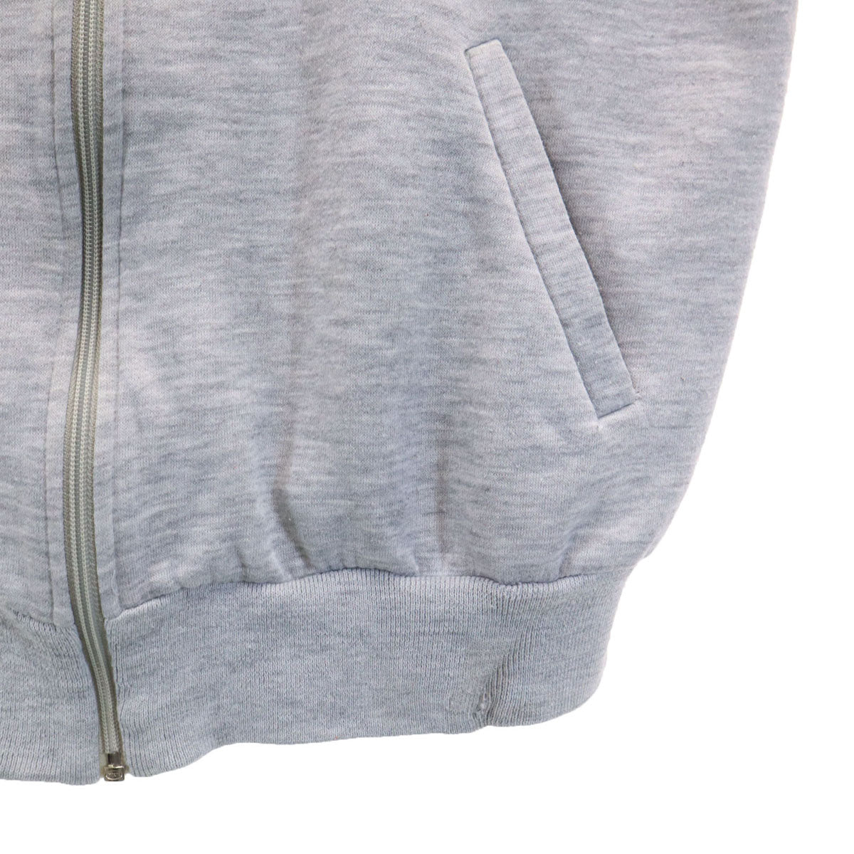 NIKE ナイキ 90s オールド 銀タグ 長袖 スウェット ジップパーカー L グレー系 裏起毛 メンズ