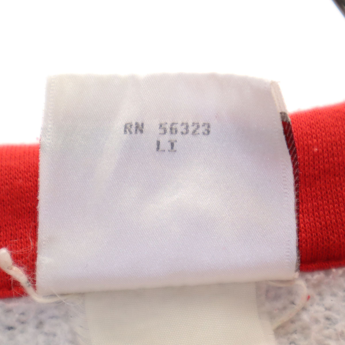 NIKE ナイキ 90s オールド 銀タグ 長袖 スウェット ジップパーカー L グレー系 裏起毛 メンズ