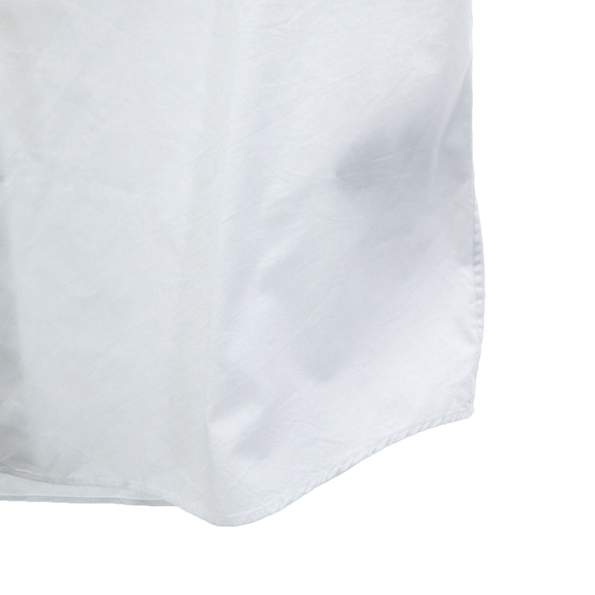 PRADA プラダ イタリア製 長袖 ダブルカラー付 コットンシャツ 42 白 2WAY メンズ