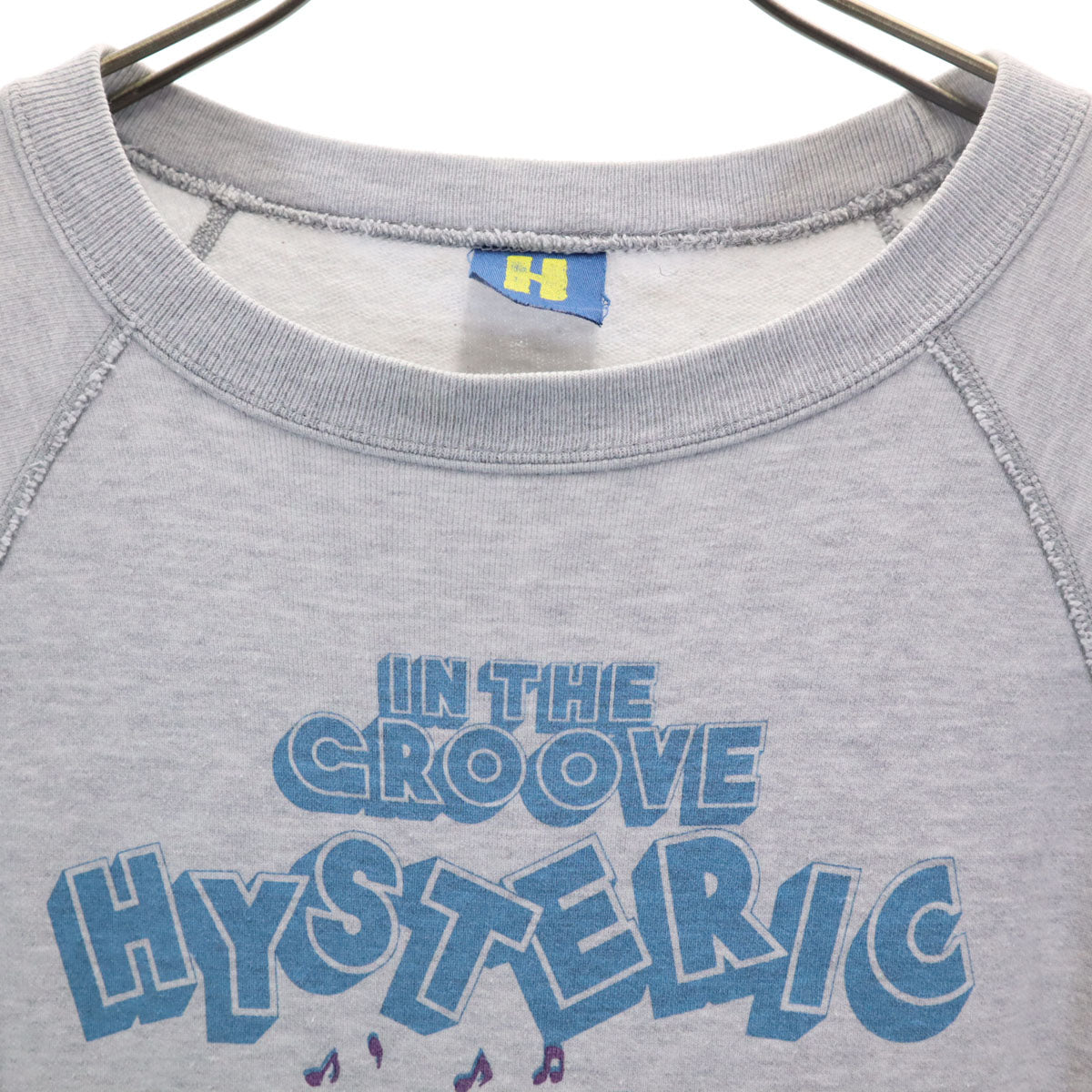 HYSTERIC GLAMOUR ヒステリックグラマー 日本製 半袖 スウェット F グレー レディース