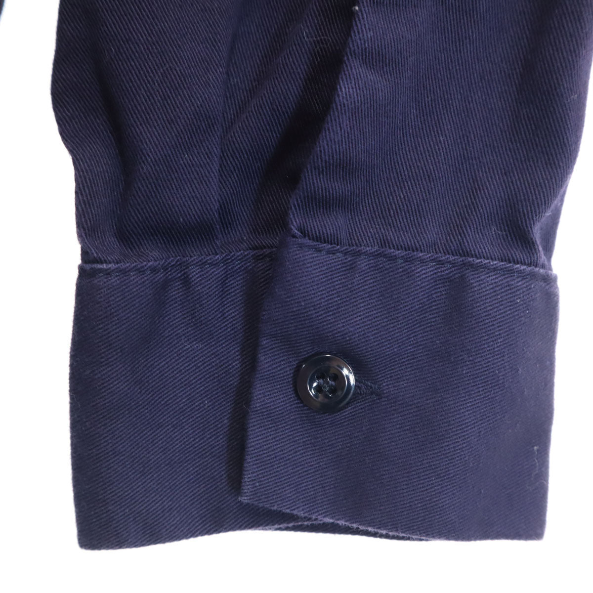 UniFirst ユニファースト 長袖 ワークシャツ M ネイビー メンズ