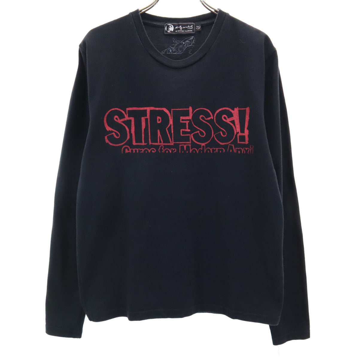 ANDY WARHOL BY HYSTERIC GLAMOUR アンディウォーホルバイヒステリックグラマー 日本製 スウェット S ブラック メンズ