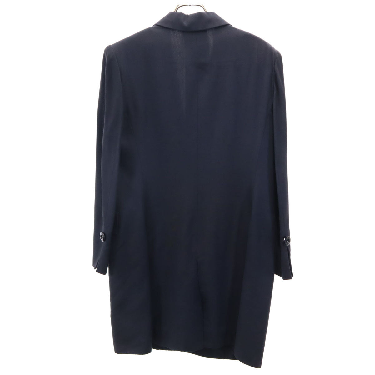 Christian Dior クリスチャンディオール 90s オールド チェスターコート 9 ネイビー レディース