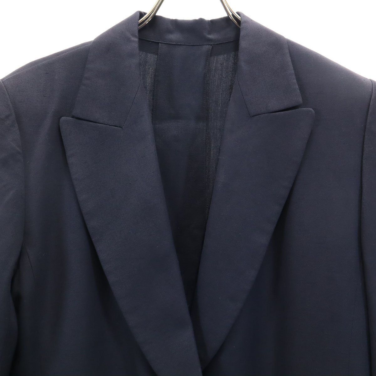 Christian Dior クリスチャンディオール 90s オールド チェスターコート 9 ネイビー レディース