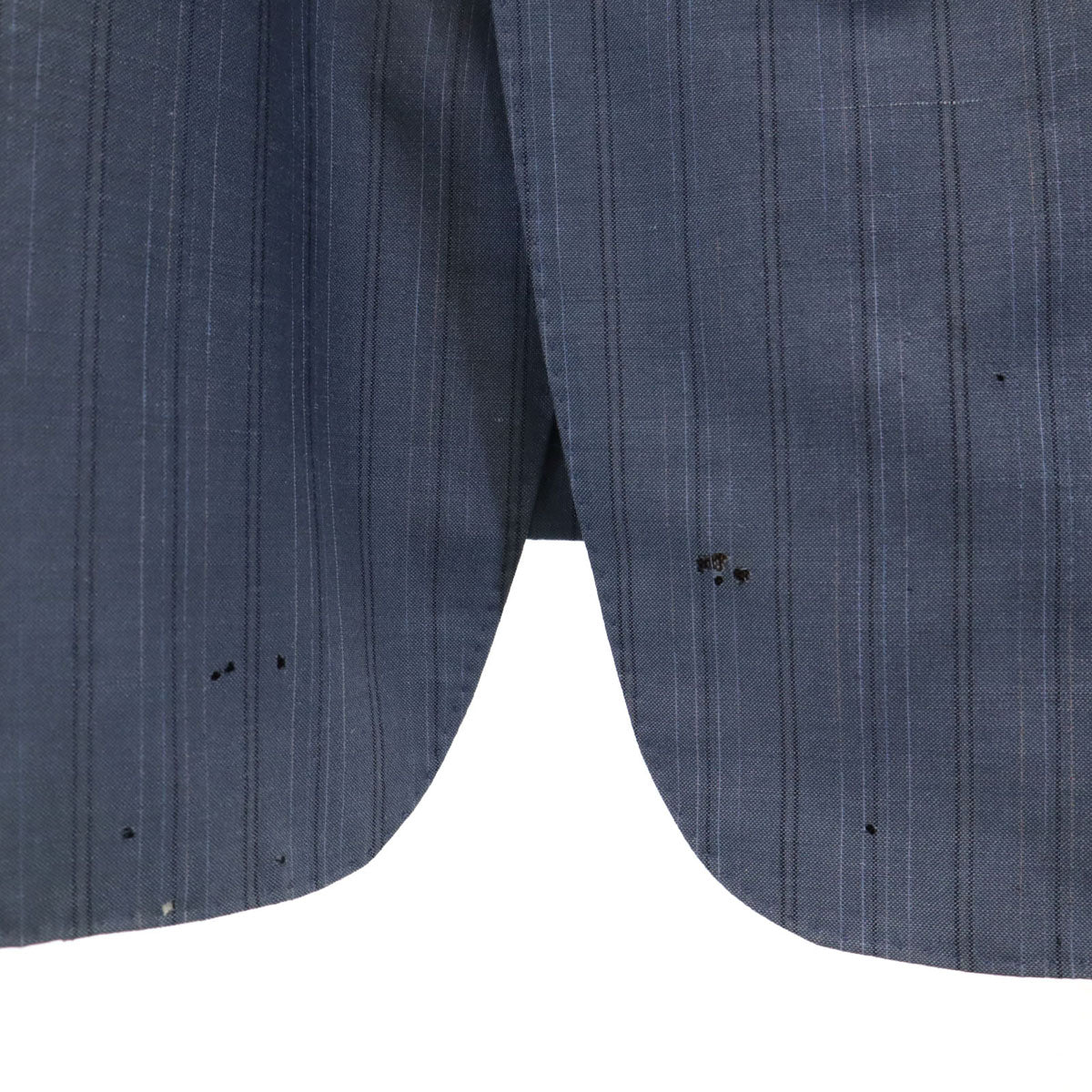 Christian Dior クリスチャンディオール 90s シルクブレンド オールド ストライプ柄 テーラードジャケット M グレー系 MONSIEUR メンズ