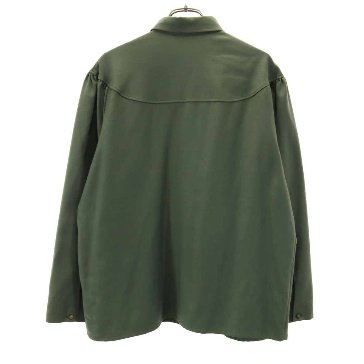 Christian Dior クリスチャンディオール 90s オールド 長袖 シャツ L カーキ レディース