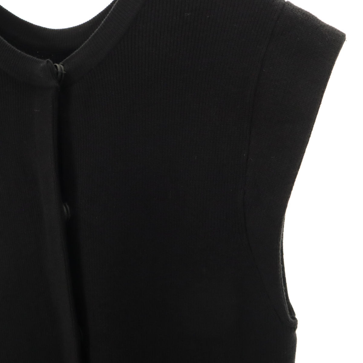 AMERI UNDRESSED アメリ ニットベスト M ブラック レディース