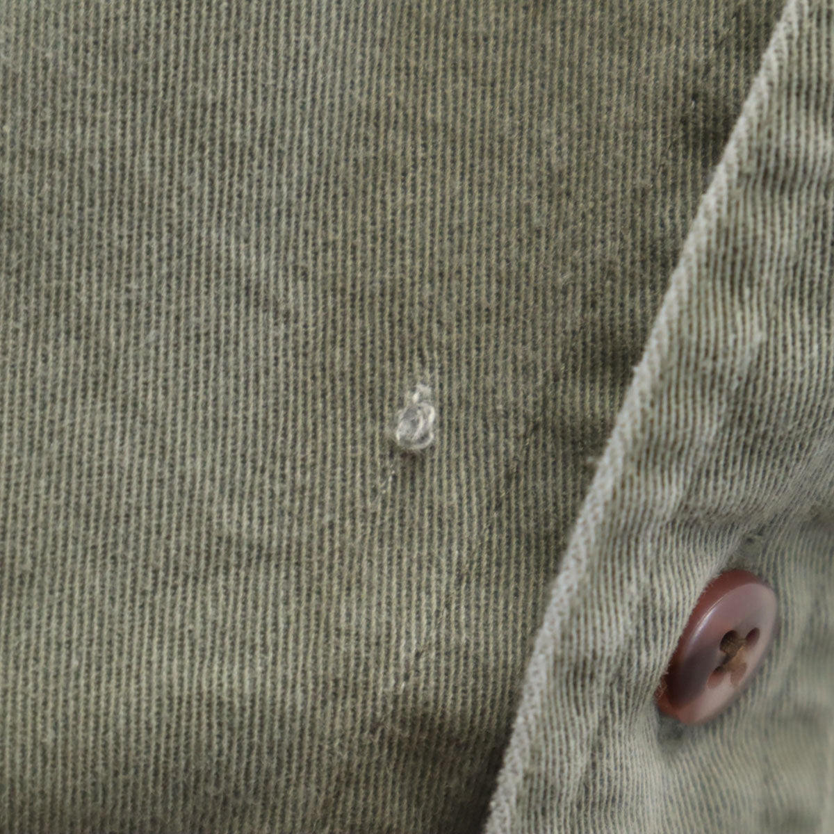 GEAR ギア 長袖 ボタンダウンシャツ S カーキ メンズ