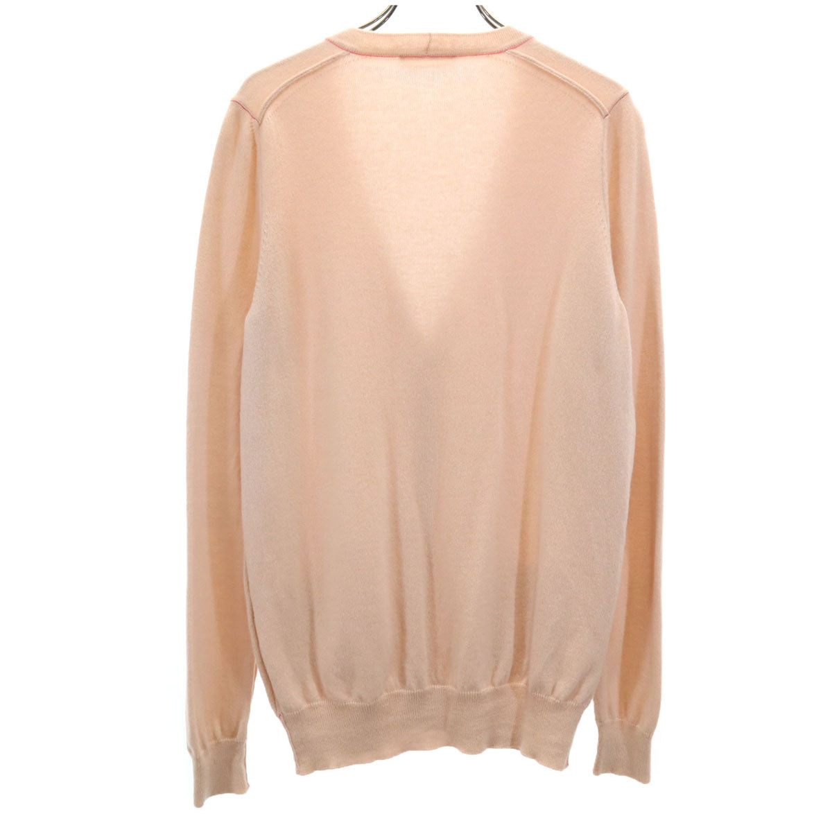 CELINE セリーヌ 長袖 Vネック ニットカーディガン ピンク レディース