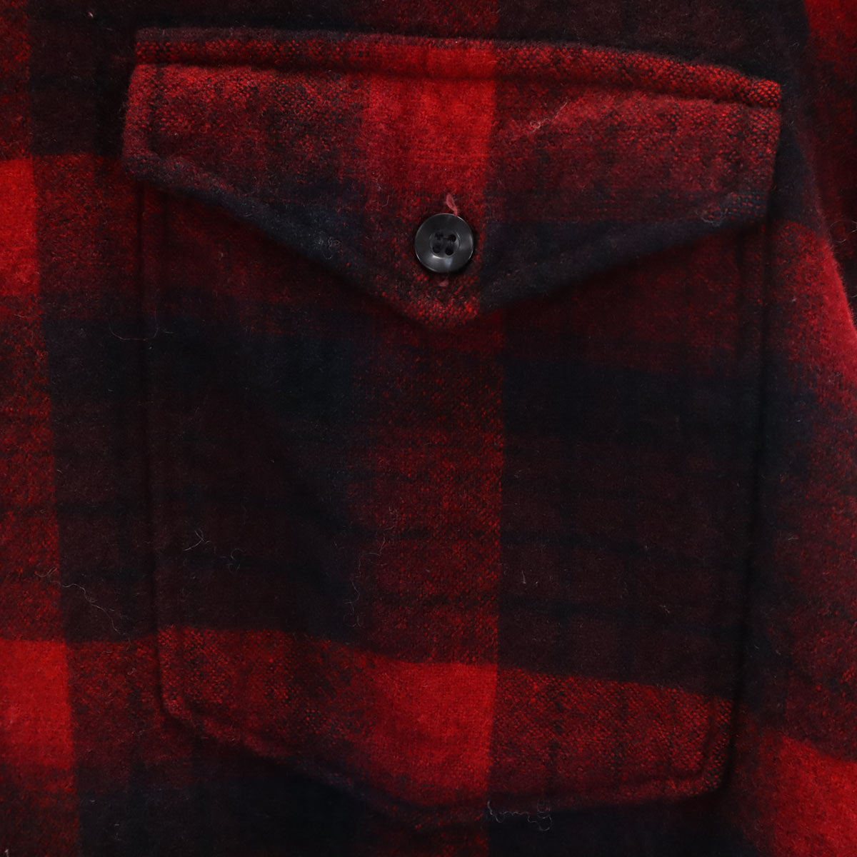 PENDLETON ペンドルトン 70s USA製 ウール ヴィンテージ チェック柄 長袖 シャツ 16 赤系 メンズ