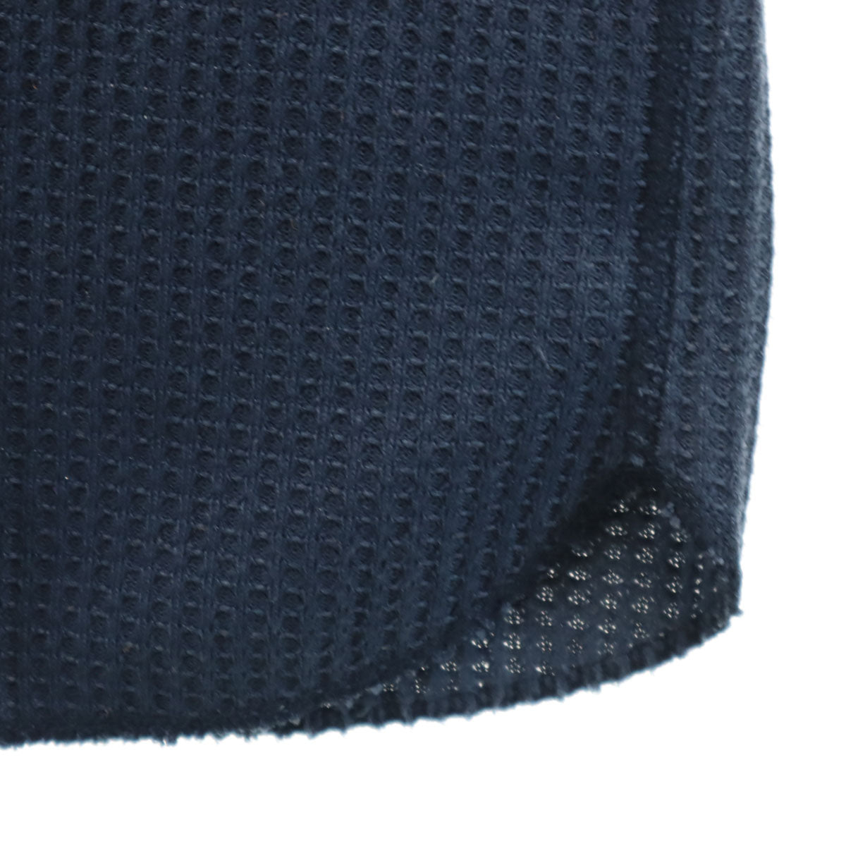 THE NORTH FACE ノースフェイス 長袖 ワッフル ハイネック トレーナー L ネイビー NTW81834 アウトドア ロンT 裏起毛 レディース