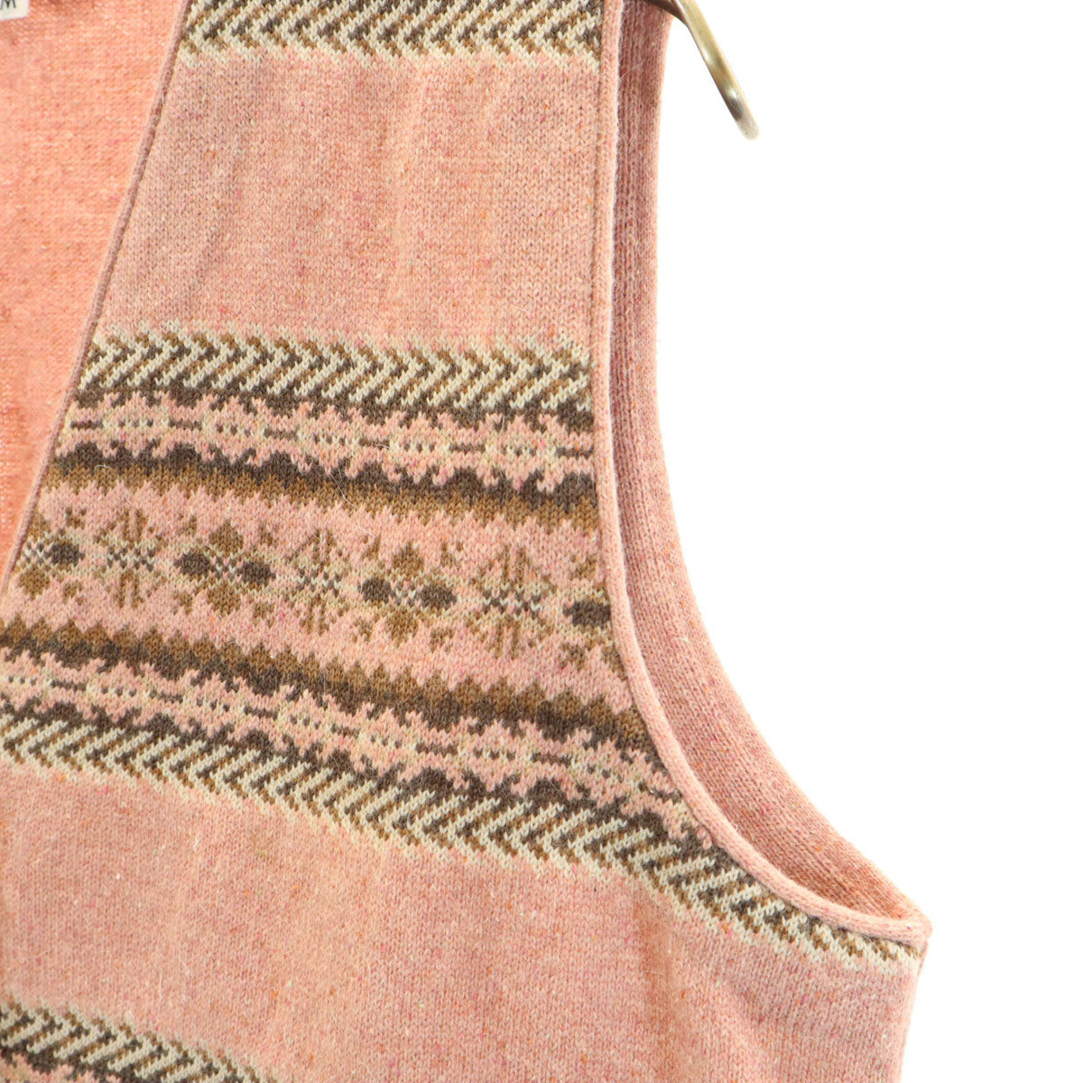 Christian Dior SPORTS クリスチャンディオール スポーツ 90s ウールブレンド オールド ニットベスト M ピンク レディース