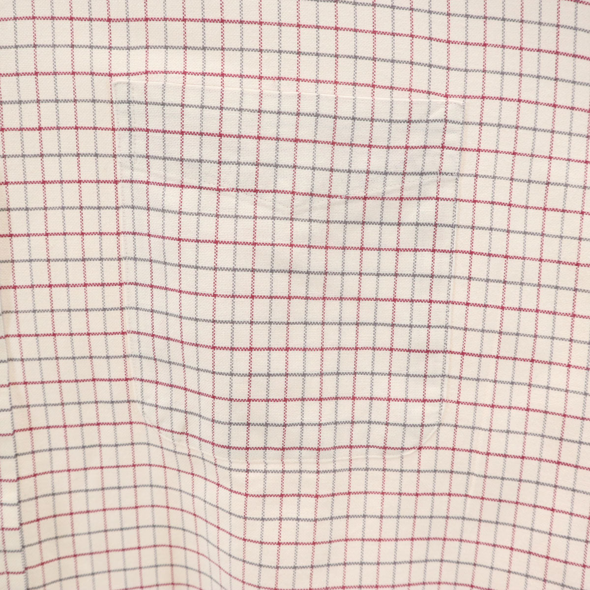 L.L.Bean エルエルビーン 80s USA製 ヴィンテージ チェック柄 長袖 ボタンダウンシャツ 17-34 ホワイト アウトドア メンズ