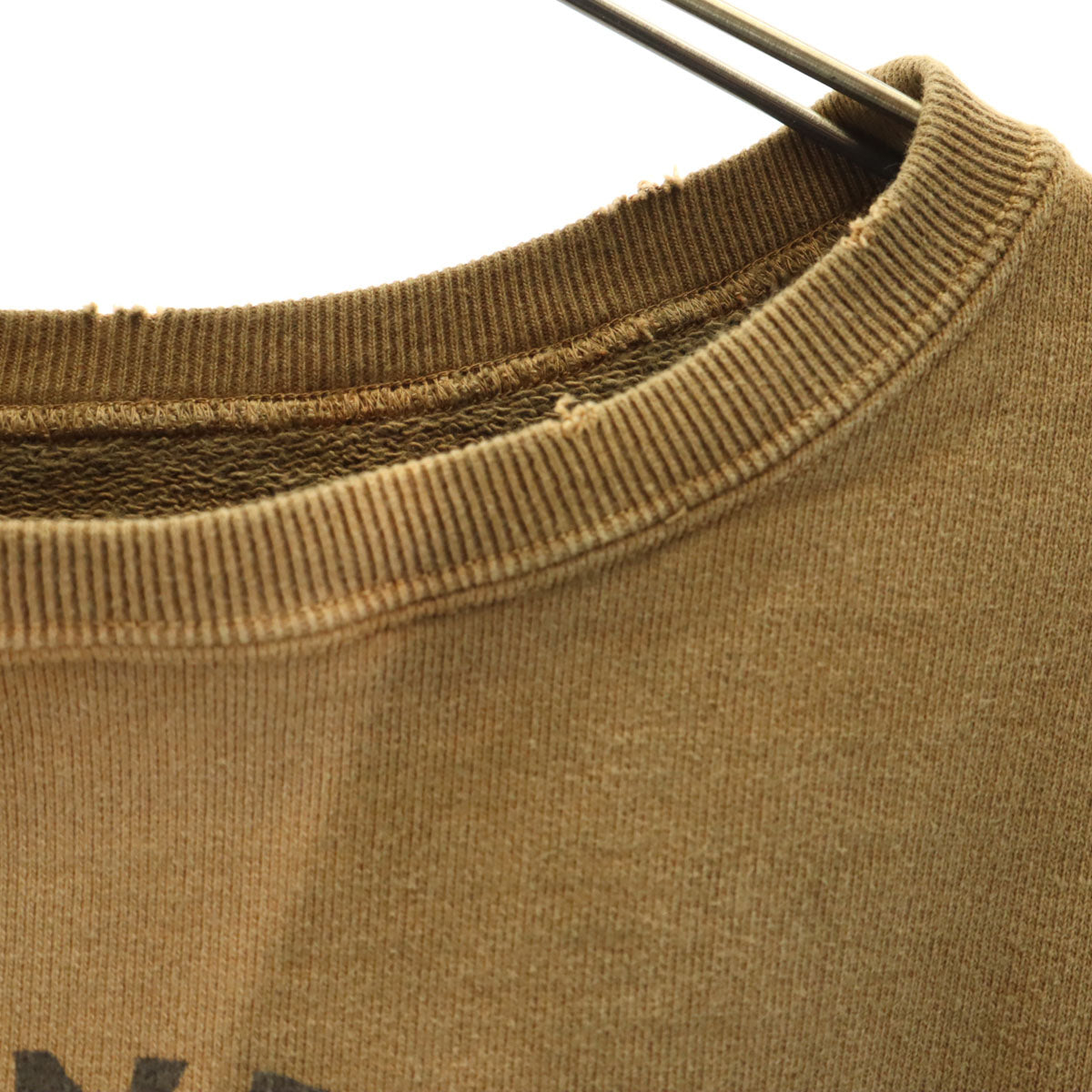 BOWWOW バウワウ 日本製 ノースリーブ 日焼け加工 スウェット XL ブラウン メンズ